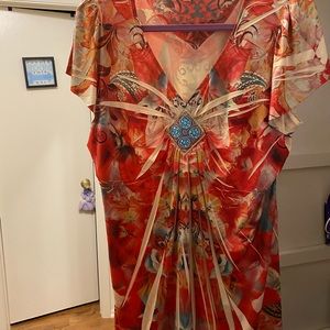 One world colorful top size 1x